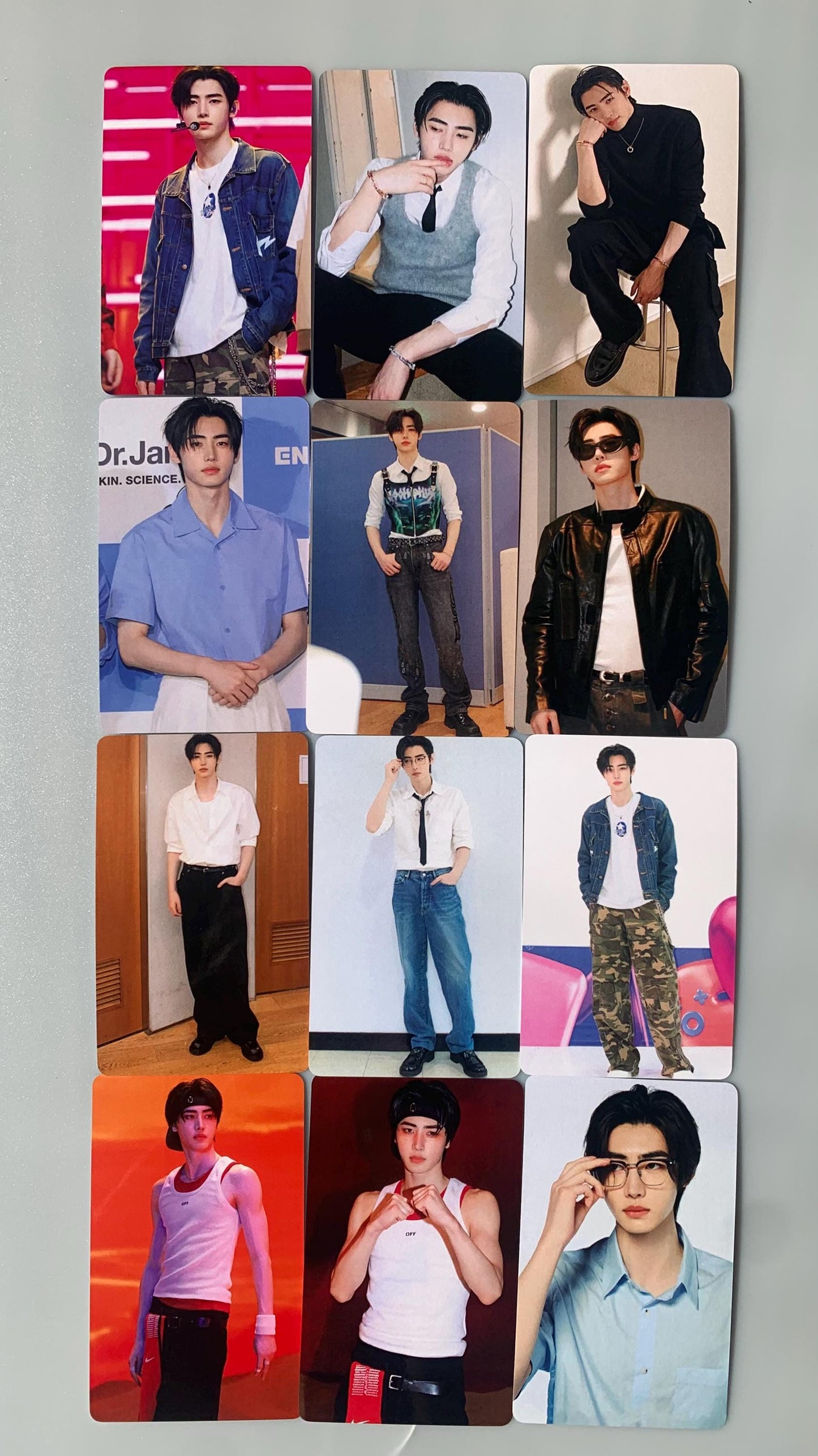 Sunghoon 55pc/set laser cards Enhypen Kpop boy group merch lomo photocards C315
