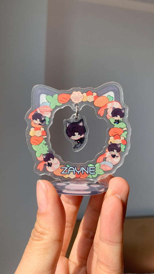 Chibi Cat Stand! Sylus Xavier Rafayel Zayne Love and Deepspace Otome gamer gift C320