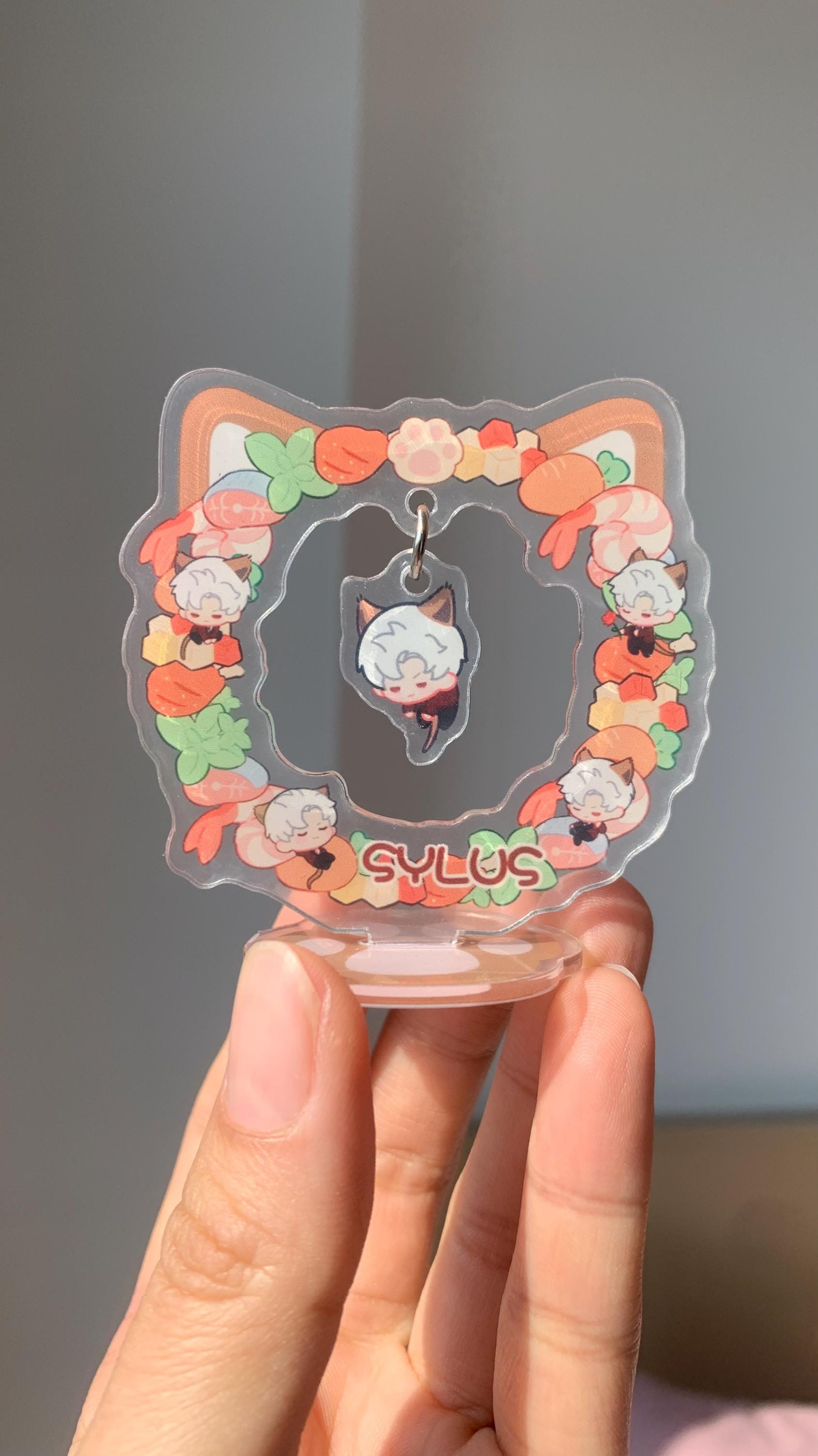 Chibi Cat Stand! Sylus Xavier Rafayel Zayne Love and Deepspace Otome gamer gift C320