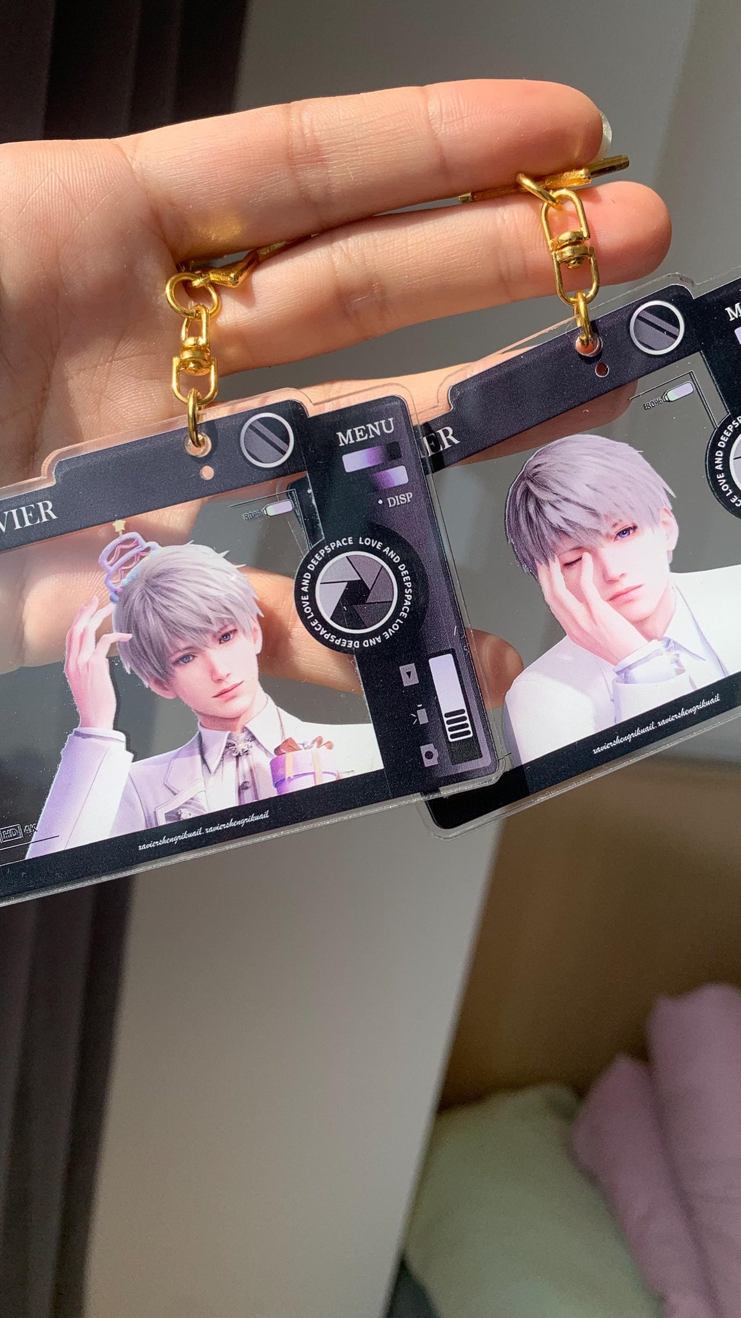 3pcs/set Xavier keychains and badge! Love and Deepspace Xavier Rafayel Zayne Otome gamer gift C329