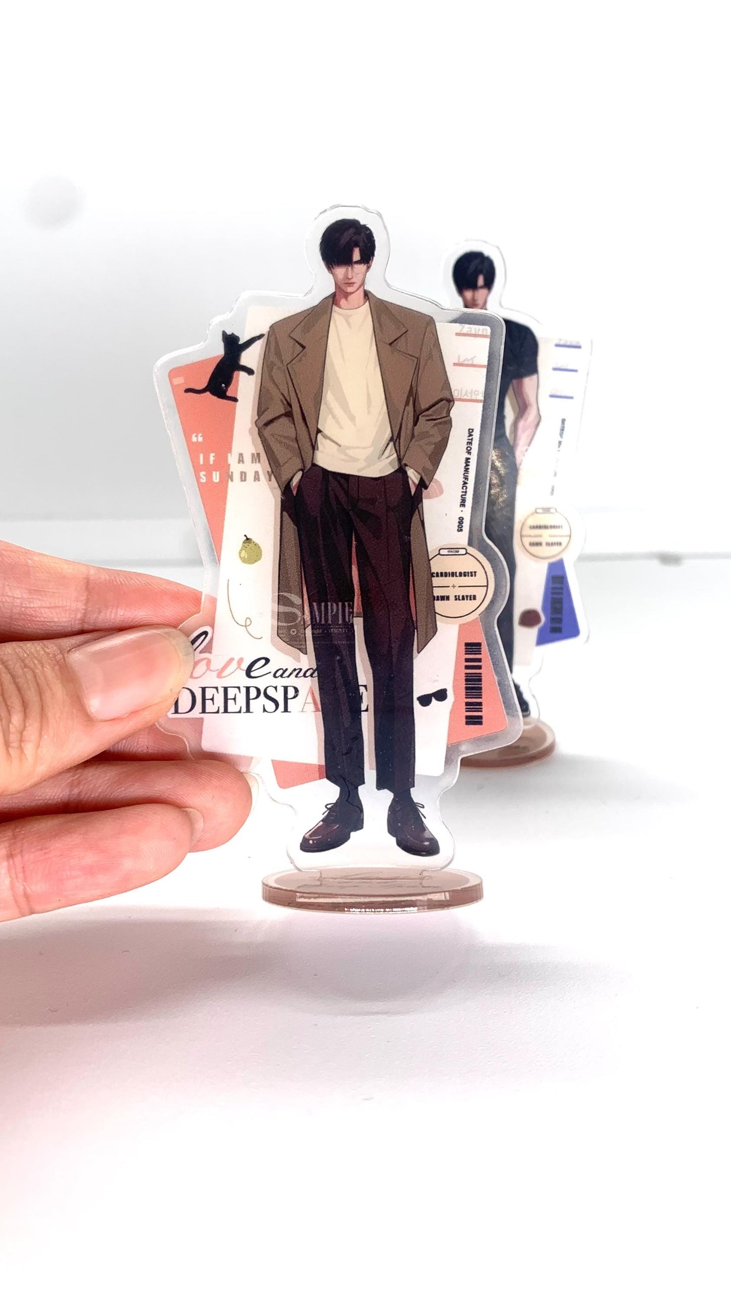 Zayne Mini Stands! Love and Deepspace Qinche Xavier Rafayel Zayne Otome gamer Ita bag gift C337