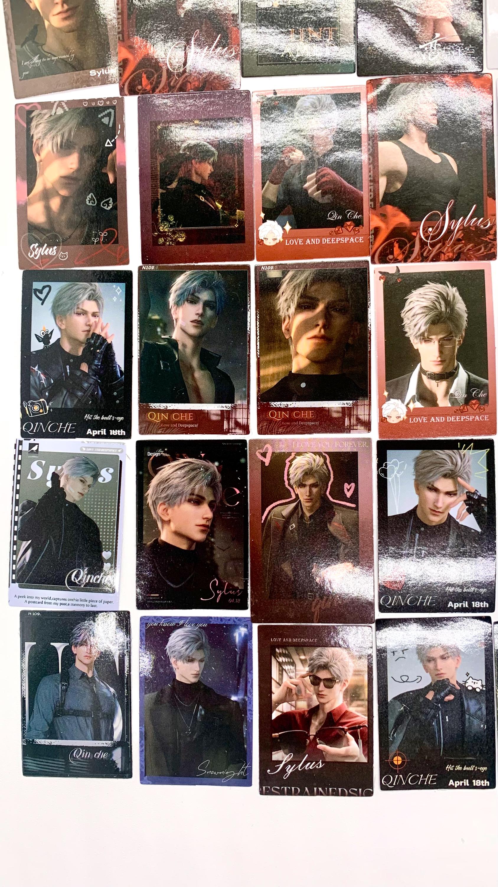 Sylus Stickers 50pcs! Love and Deepspace Qinche Xavier Rafayel Zayne Otome gamer Ita bag gift C343