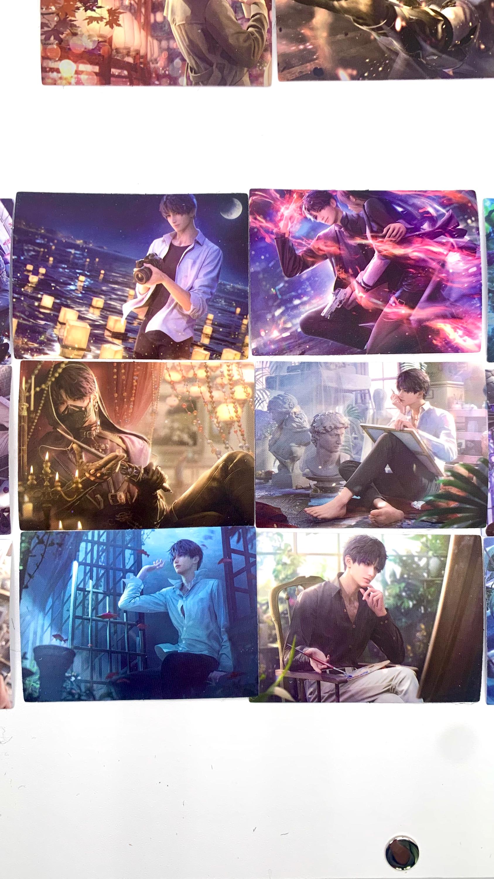 LADs Stickers 50pcs! Love and Deepspace Xavier Rafayel Zayne Otome gamer Ita bag gift C344