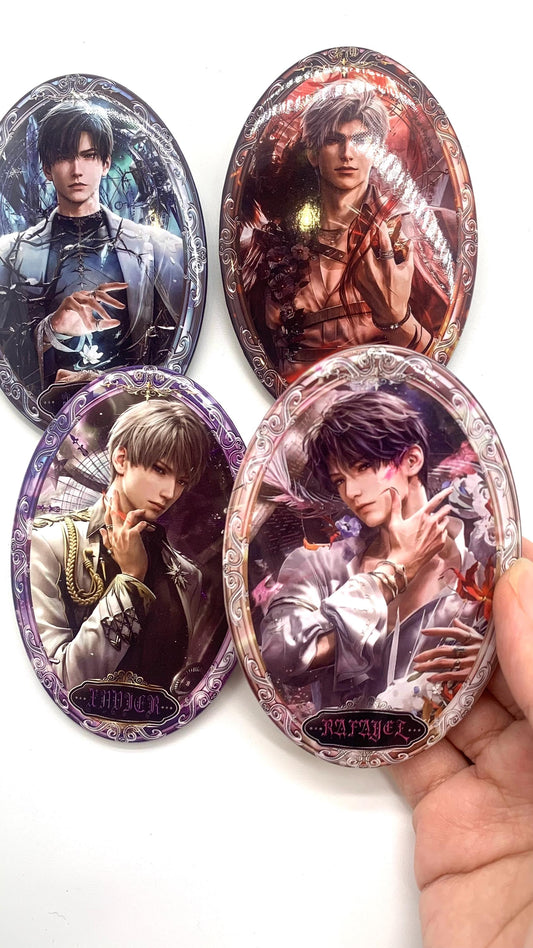 LADs Badges! Love and Deepspace Sylus Xavier Rafayel Zayne Otome gamer gift C351