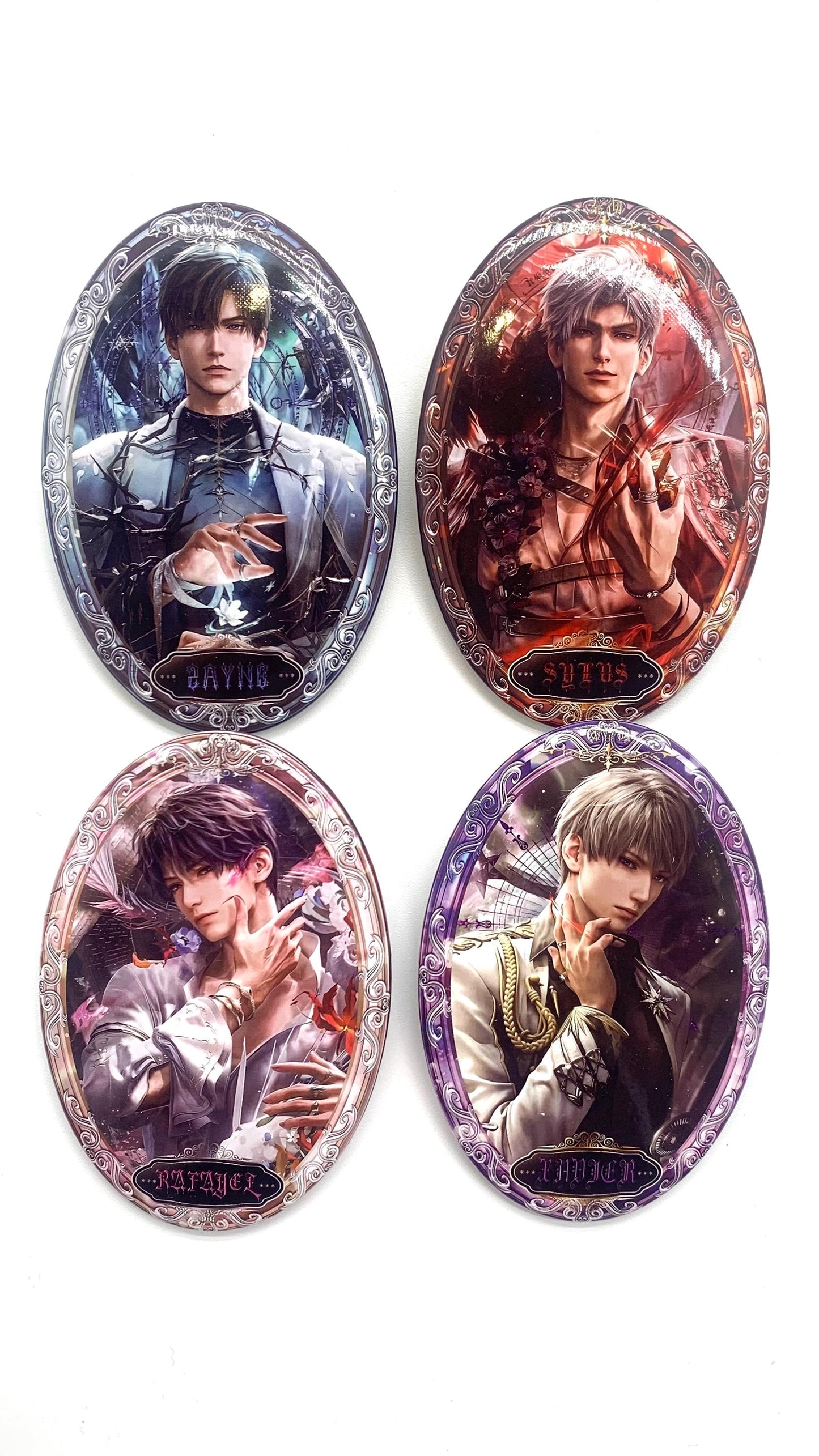LADs Badges! Love and Deepspace Sylus Xavier Rafayel Zayne Otome gamer gift C351