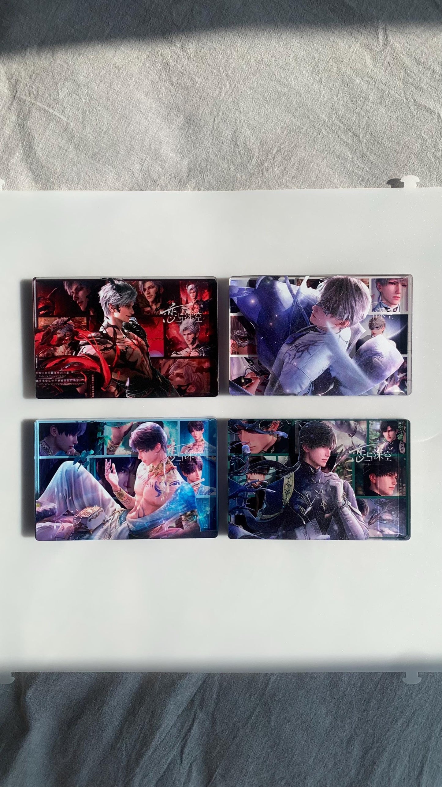 Love and Deepspace Acrylic quicksand Block Sylus Xavier Rafayel Zayne Otome gamer gift C322