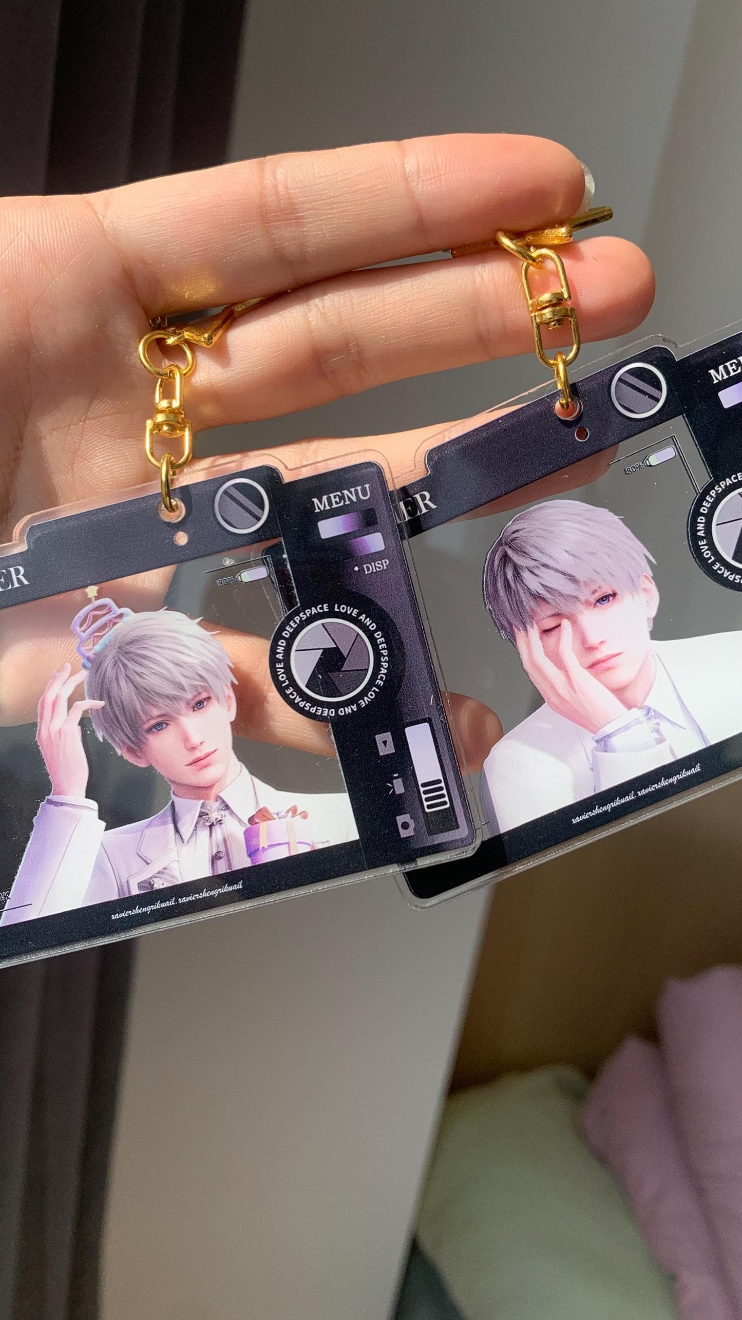 3pcs/set Xavier keychains and badge! Love and Deepspace Xavier Rafayel Zayne Otome gamer gift C329