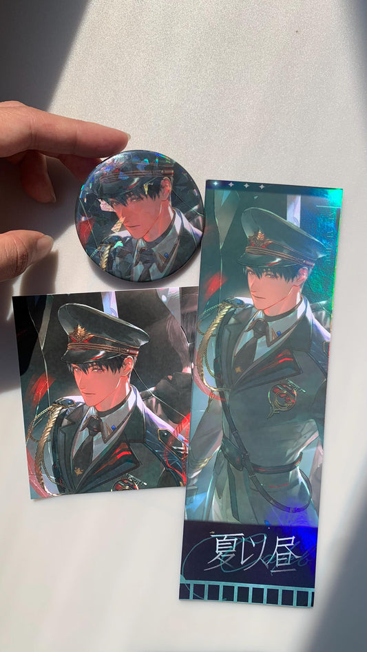 Caleb badge & cards set! Love and Deepspace Xavier Rafayel Zayne Sylus Otome gamer gift C360