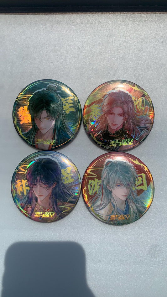 LaDS Badges! Sylus Xavier Rafayel Zayne Love and Deepspace Otome gamer gift C370