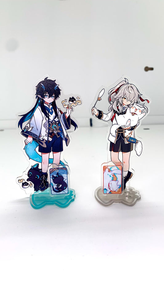 Baby Jing Yuan Imbibitor Stands! Honkai: Star Rail Acrylic Stands Aventurine Imbibitor Blade Sunday Jing Yuan ACG gamer gift C342