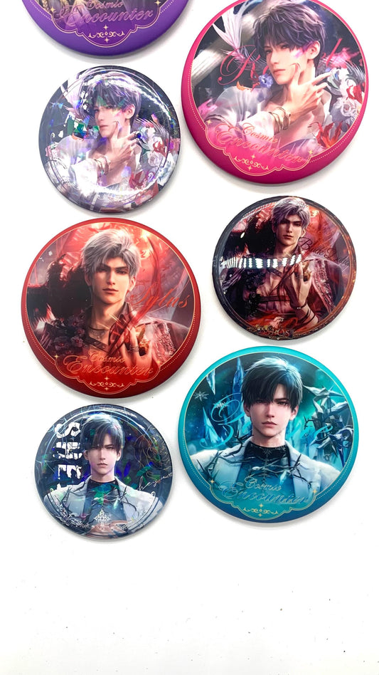 LADs Badges Set! Love and Deepspace Sylus Xavier Rafayel Zayne Otome gamer gift C350