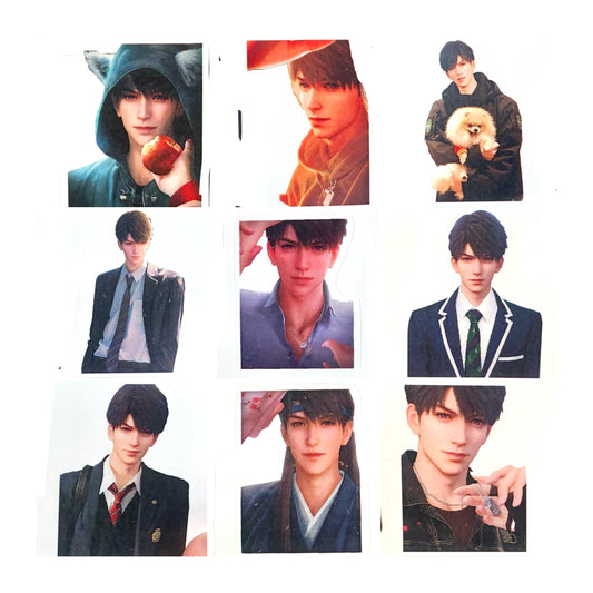 Caleb Stickers 48pcs! Love and Deepspace Qinche Xavier Rafayel Zayne Otome gamer Ita bag gift C352