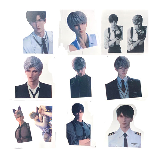 LADs Stickers 50pcs! Love and Deepspace Xavier Rafayel Zayne Caleb Otome gamer Ita bag gift C353