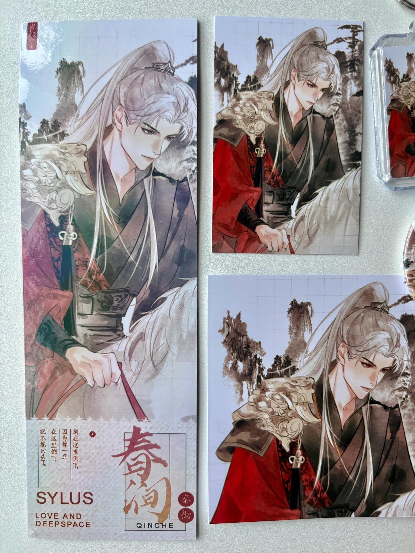 6pc/set Sylus badges & cards! Love and Deepspace Zayne Rafayel Caleb Xavier Otome gamer gift C380