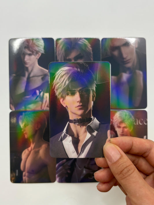 50pcs/set Sylus laser cards! Love and Deepspace Xavier Rafayel Zayne Caleb Otome gamer gift C385