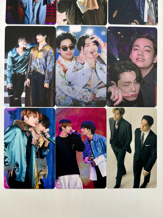 Taekook 20pc photocards Kpop fan made Taehyung Jungkook lomo BTS gift C386