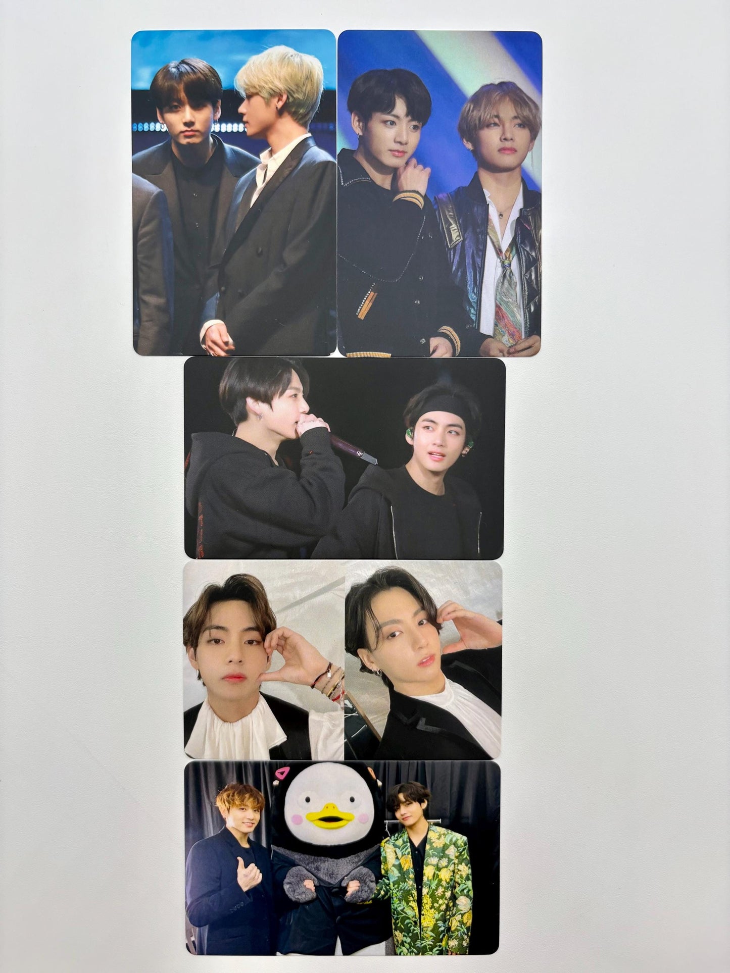 Taekook 20pc photocards Kpop fan made Taehyung Jungkook lomo BTS gift C386