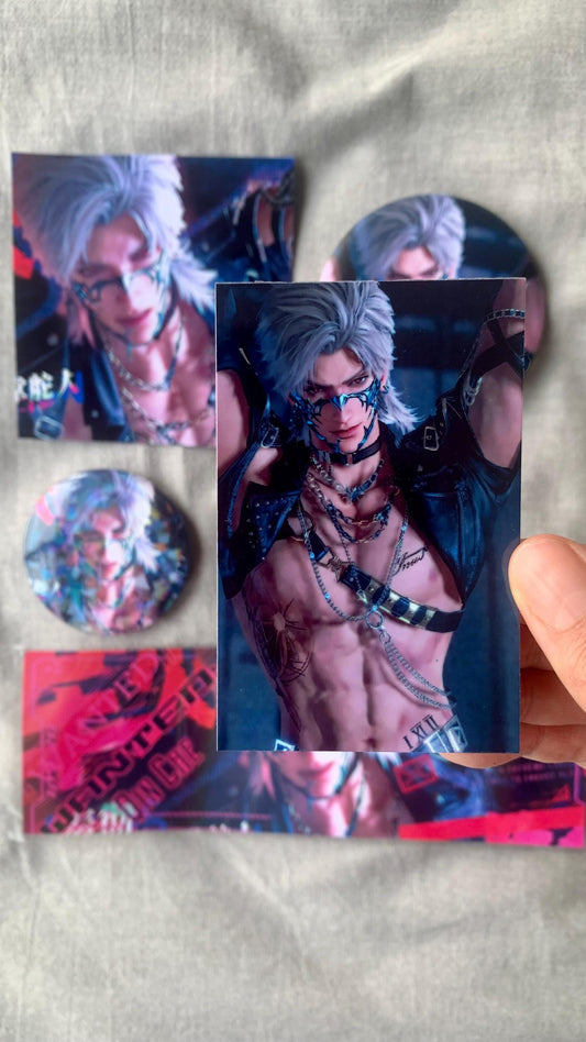 6pc/set Sylus badges & cards! Love and Deepspace Zayne Rafayel Caleb Xavier Otome gamer gift C374