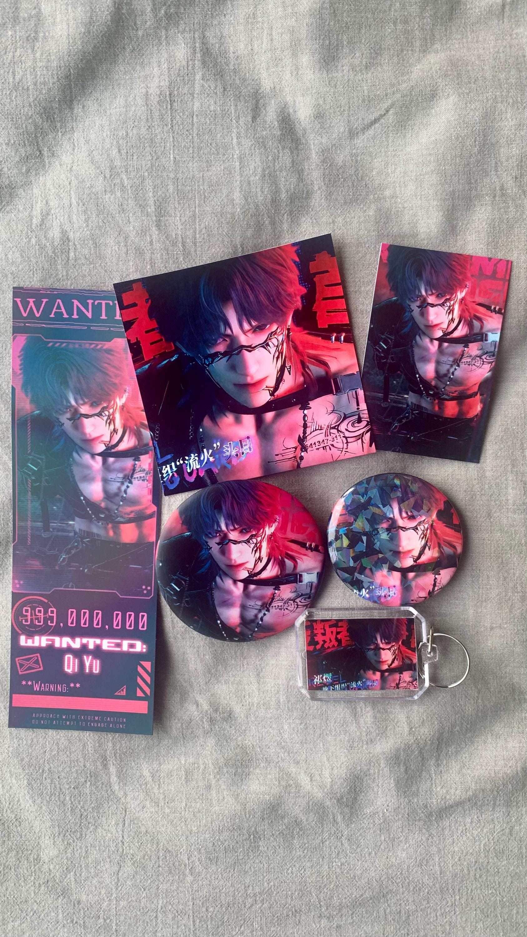 6pc/set Rafayel badges & cards! Love and Deepspace Zayne Sylus Xavier Otome gamer gift C376