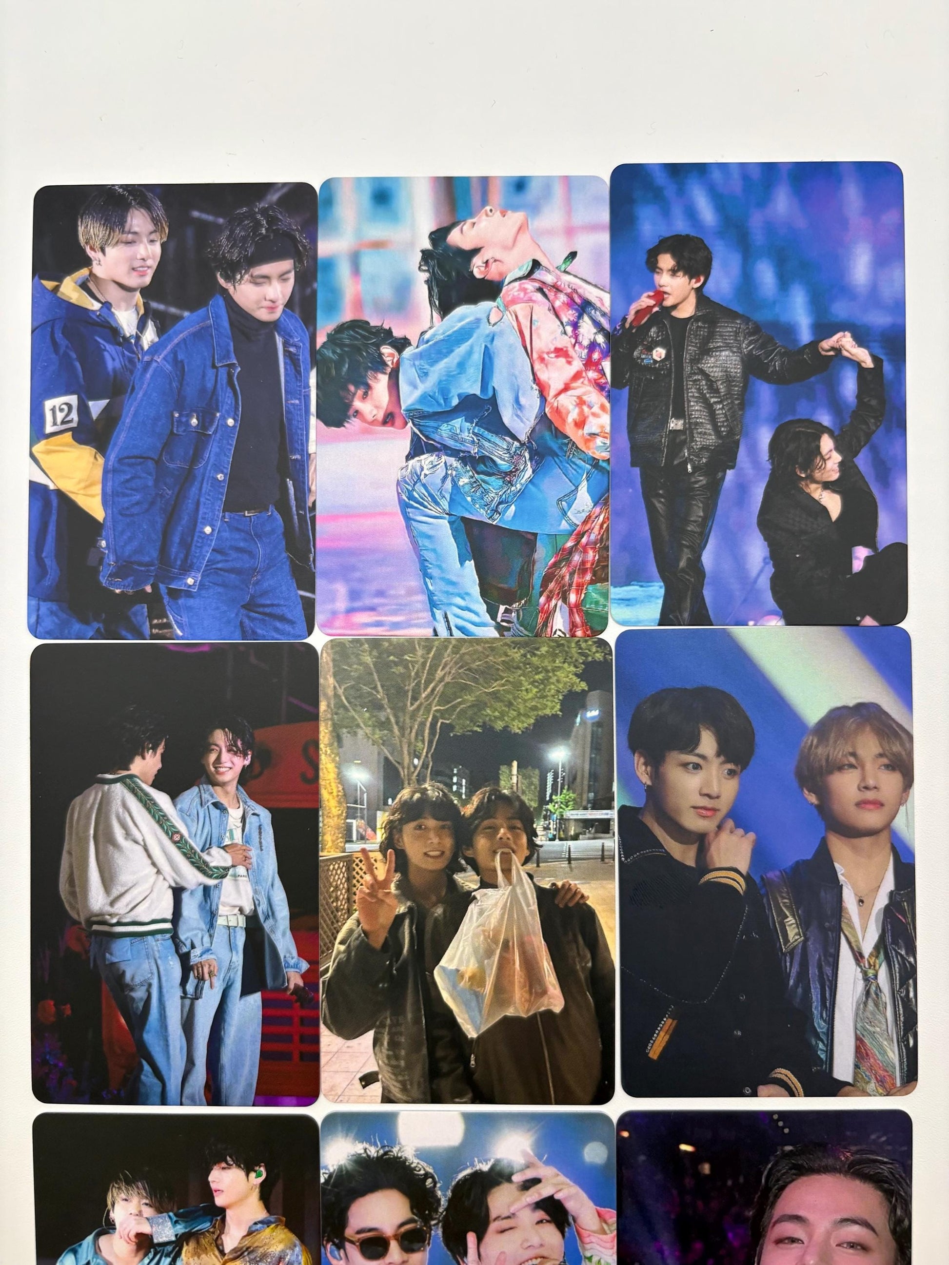 Taekook 20pc photocards Kpop fan made Taehyung Jungkook lomo BTS gift C386