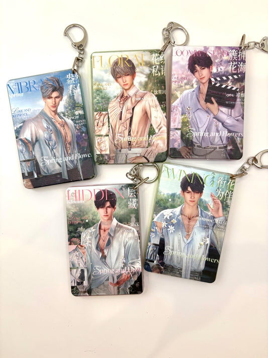 LaDS Acrylic quicksand keychains! Sylus Xavier Rafayel Zayne Caleb Otome gamer gift C396