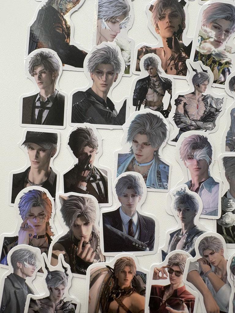 Sylus Stickers 50pcs! Love and Deepspace Qinche Xavier Rafayel Zayne Otoge gamer Ita bag gift C400