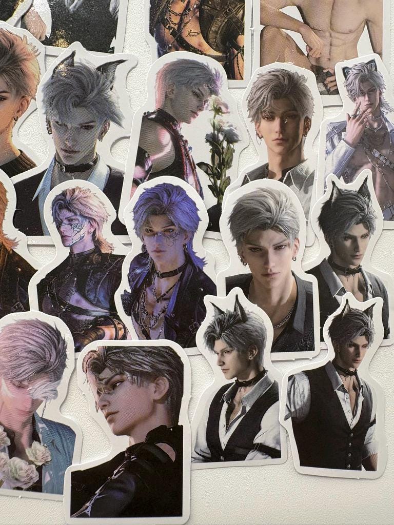 Sylus Stickers 50pcs! Love and Deepspace Qinche Xavier Rafayel Zayne Otoge gamer Ita bag gift C400