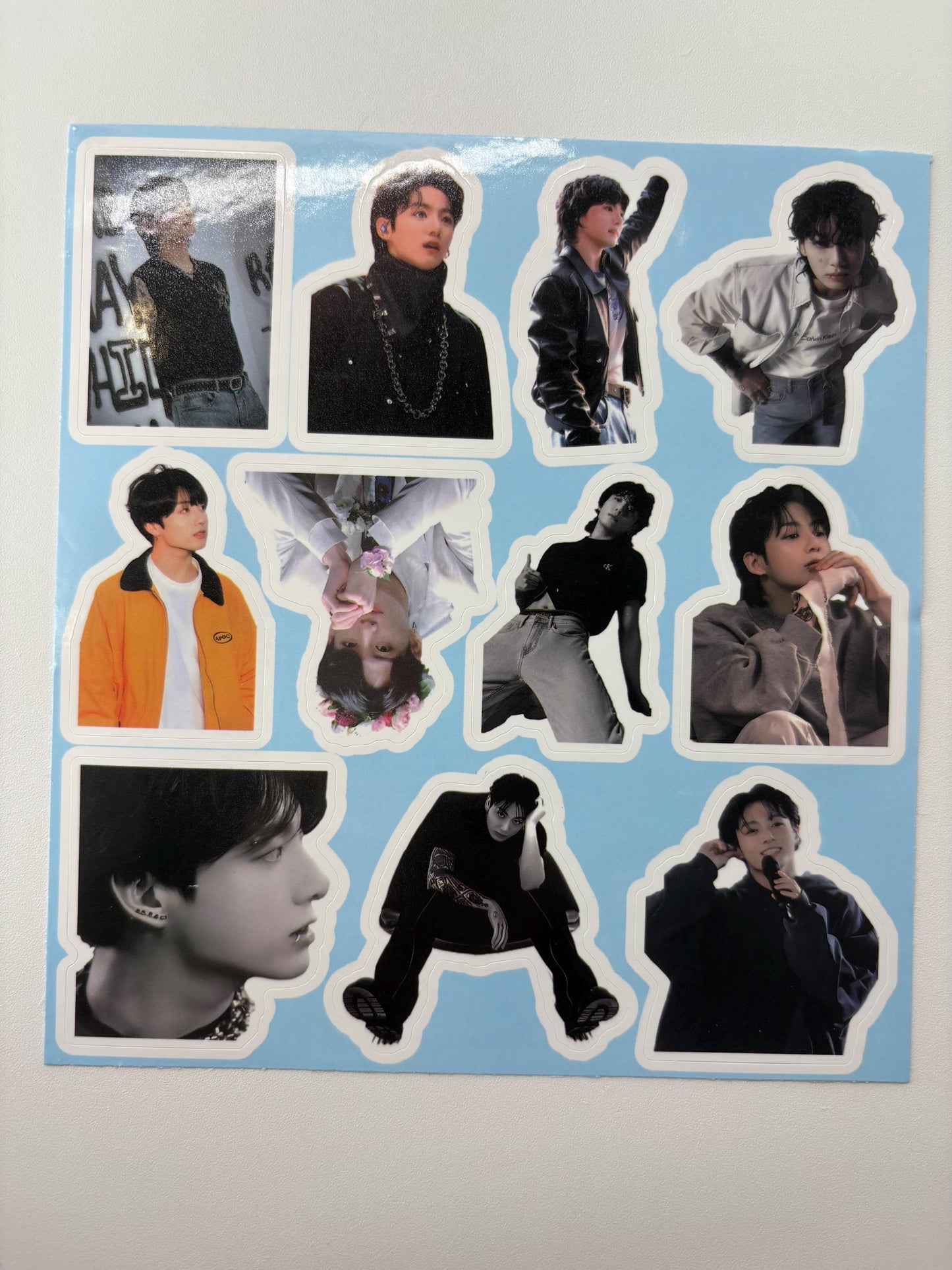 Jungkook 55pc lomo cards Kpop fan made JK golden photocards BTS gift C402