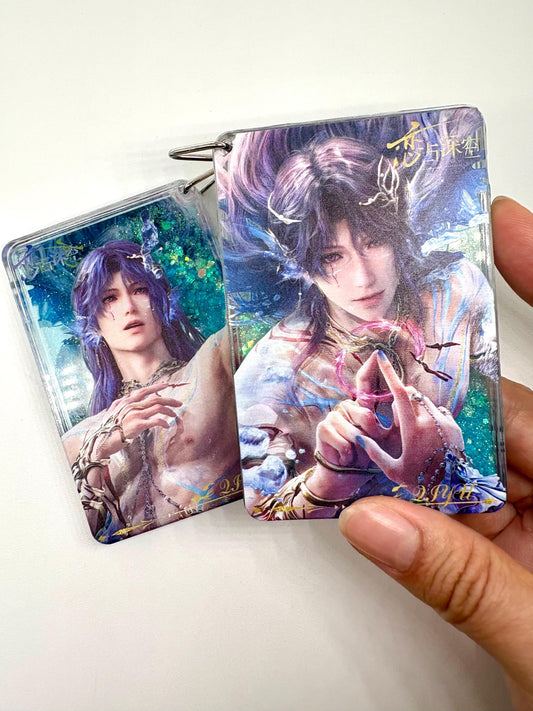 2pcs/set Rafayel quicksand keychains! Love and Deepspace Sylus Xavier Rafayel Zayne Otome gamer gift C405
