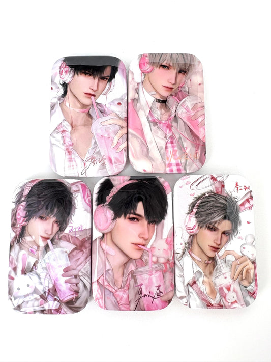 LaDS new badges! Sylus Xavier Rafayel Zayne Caleb Otome gamer gift C407