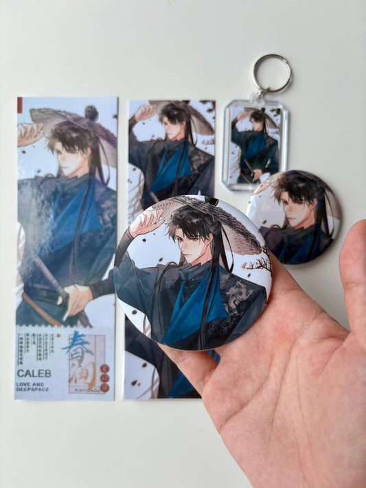 6pc/set Caleb badges & cards! Love and Deepspace Zayne Rafayel Sylus Xavier Otome gamer gift C379