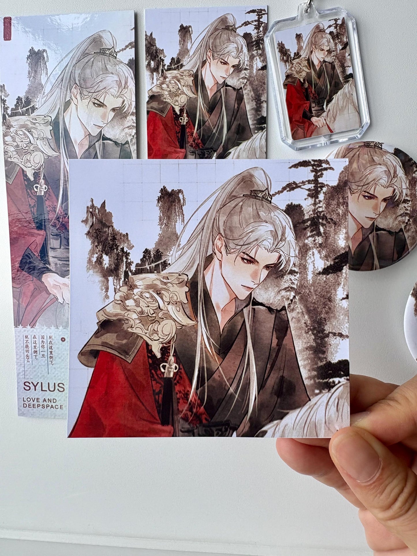 6pc/set Sylus badges & cards! Love and Deepspace Zayne Rafayel Caleb Xavier Otome gamer gift C380