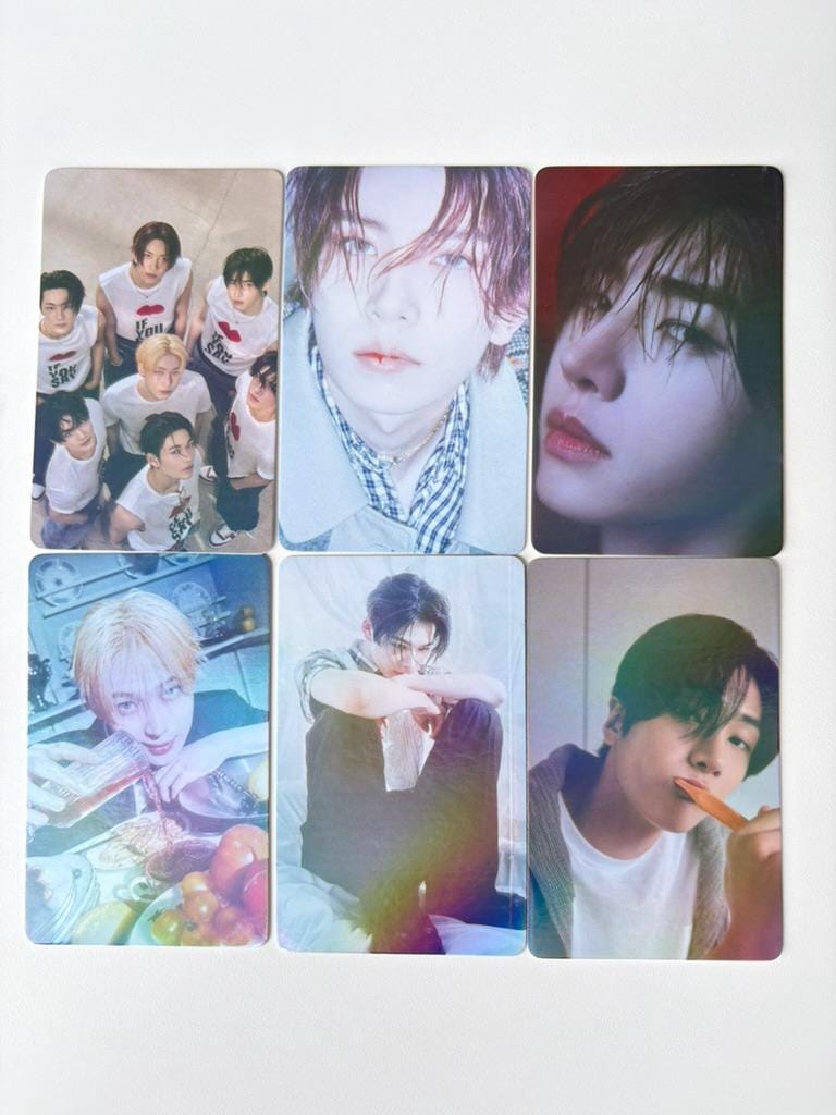 ENHYPEN 55pc/set laser cards Sunghoon Heeseung Sunoo Jungwon Ni-ki Jay Kpop boy group merch lomo photocards C395