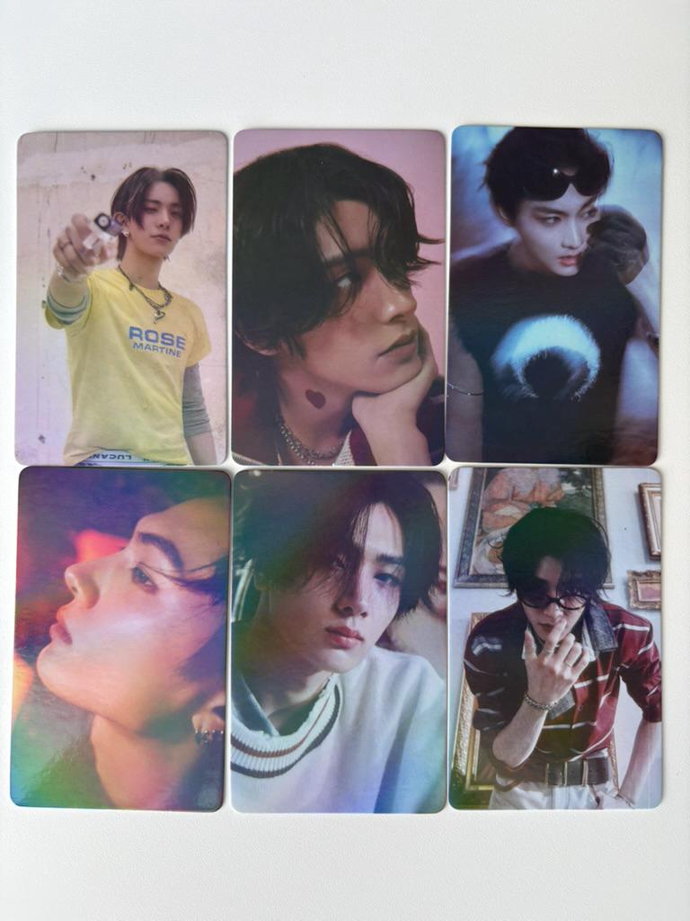 ENHYPEN 55pc/set laser cards Sunghoon Heeseung Sunoo Jungwon Ni-ki Jay Kpop boy group merch lomo photocards C395