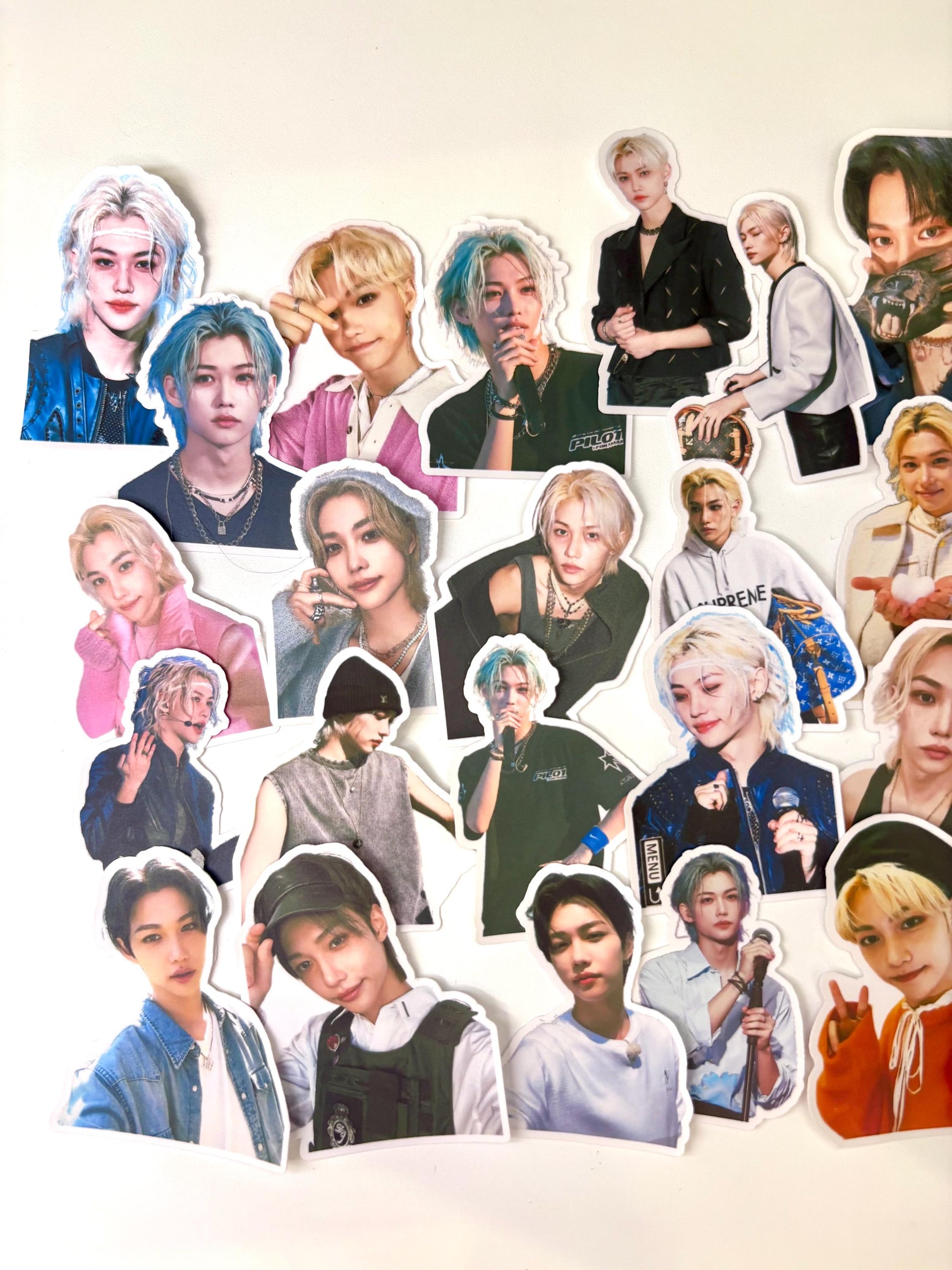 Felix 50pc stickers! Stray Kids Merch KPOP Yongbok Bangchan Leeknow Hyunjin SKZ gift for STAY C398