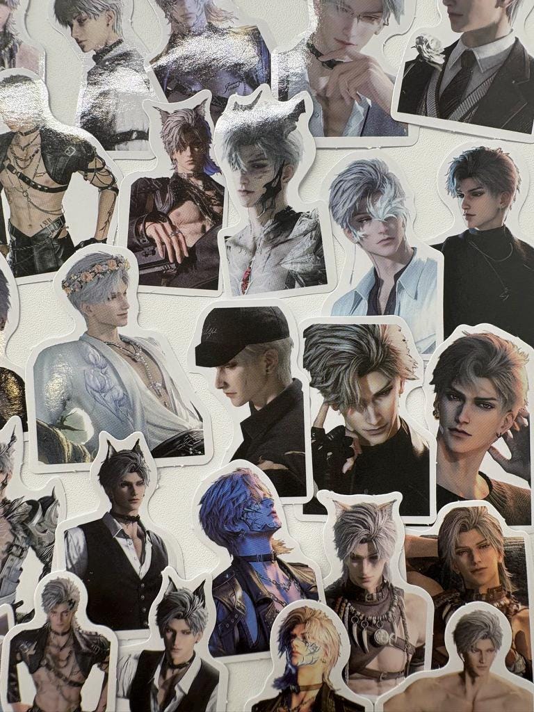 Sylus Stickers 50pcs! Love and Deepspace Qinche Xavier Rafayel Zayne Otoge gamer Ita bag gift C400