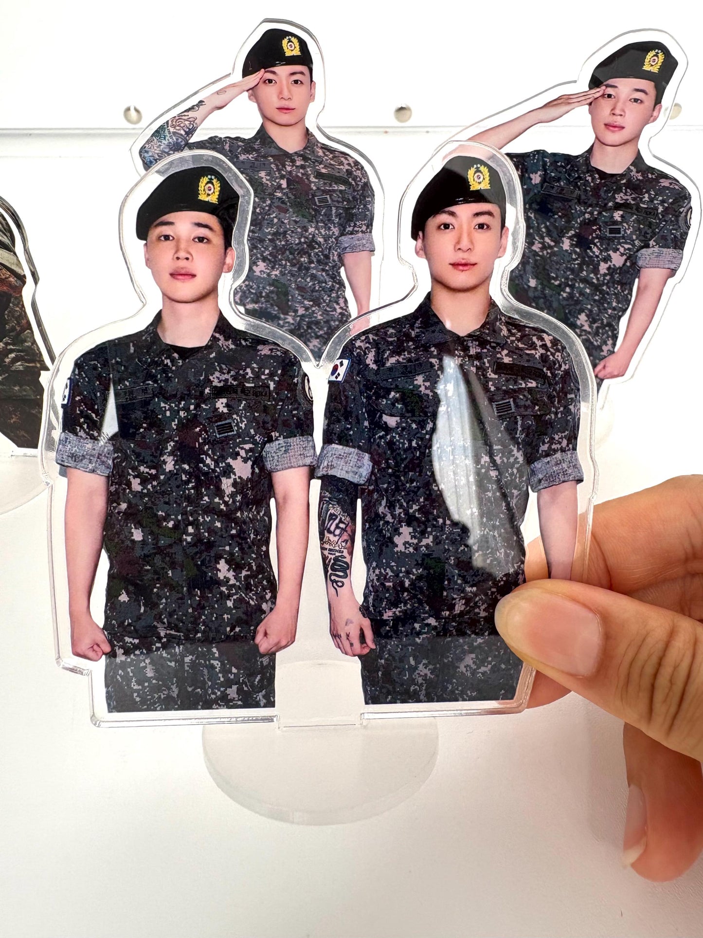 Jimin Jungkook D-day stands 4pcs/set! Jimin Jungkook Bangtan BTS ARMY gift C411