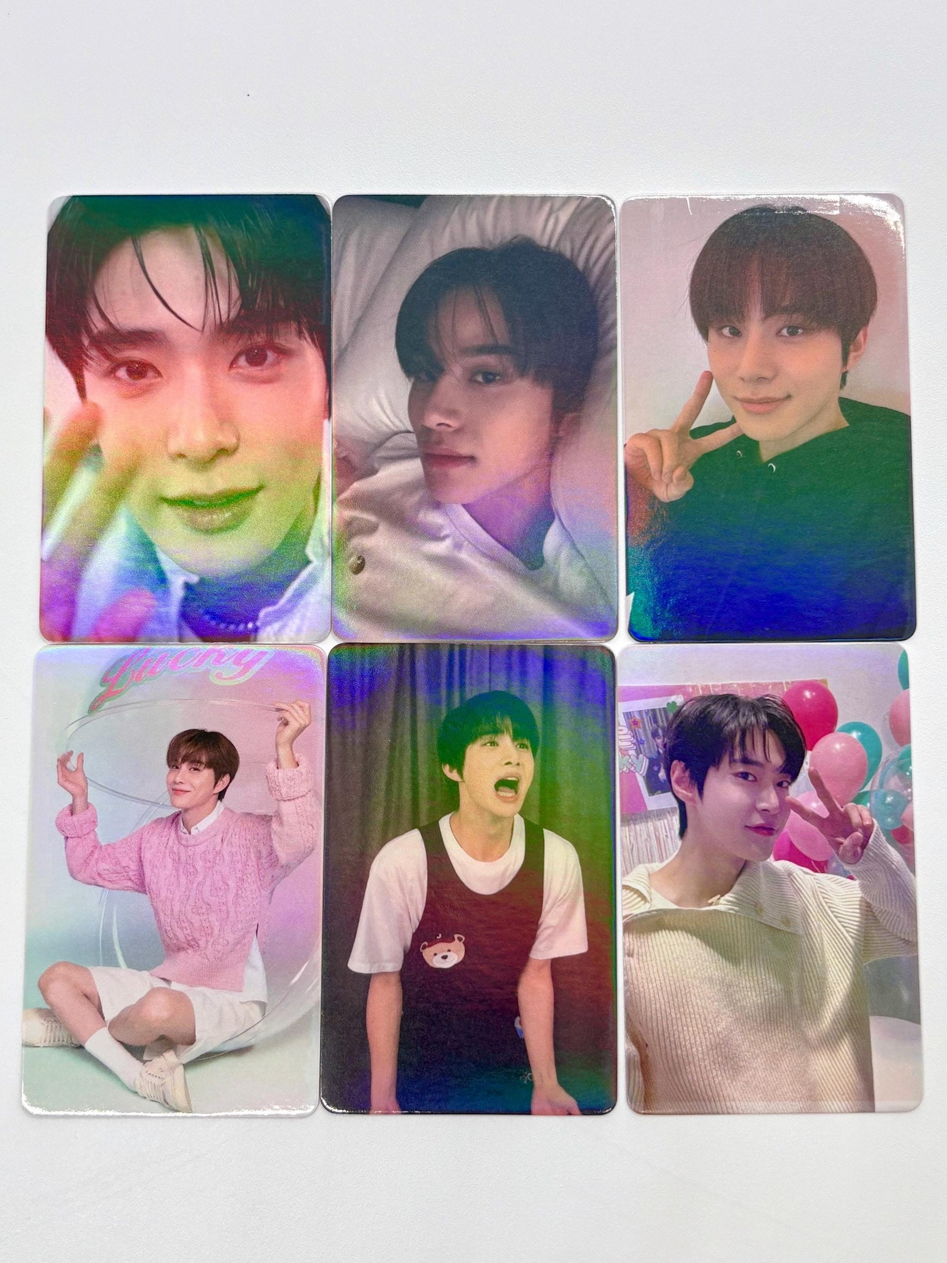 NCT DoJaeJung 55pc/set Doyoung Jaehyun Jungwoo Kpop merch laser lomo cards C414