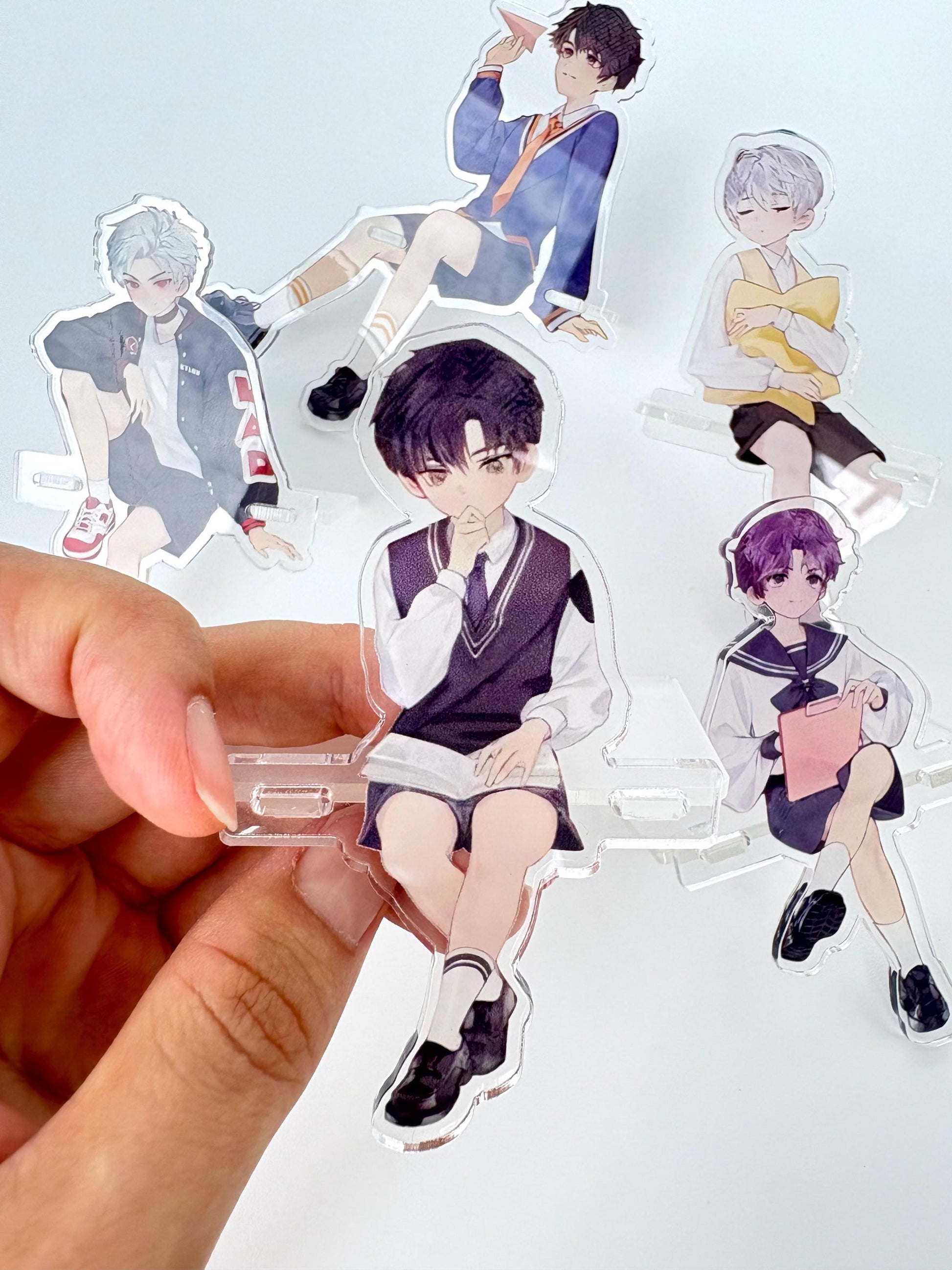 LaDS Standees! Love and Deepspace Baby Sylus Xavier Rafayel Zayne Caleb Otome gamer gift C422