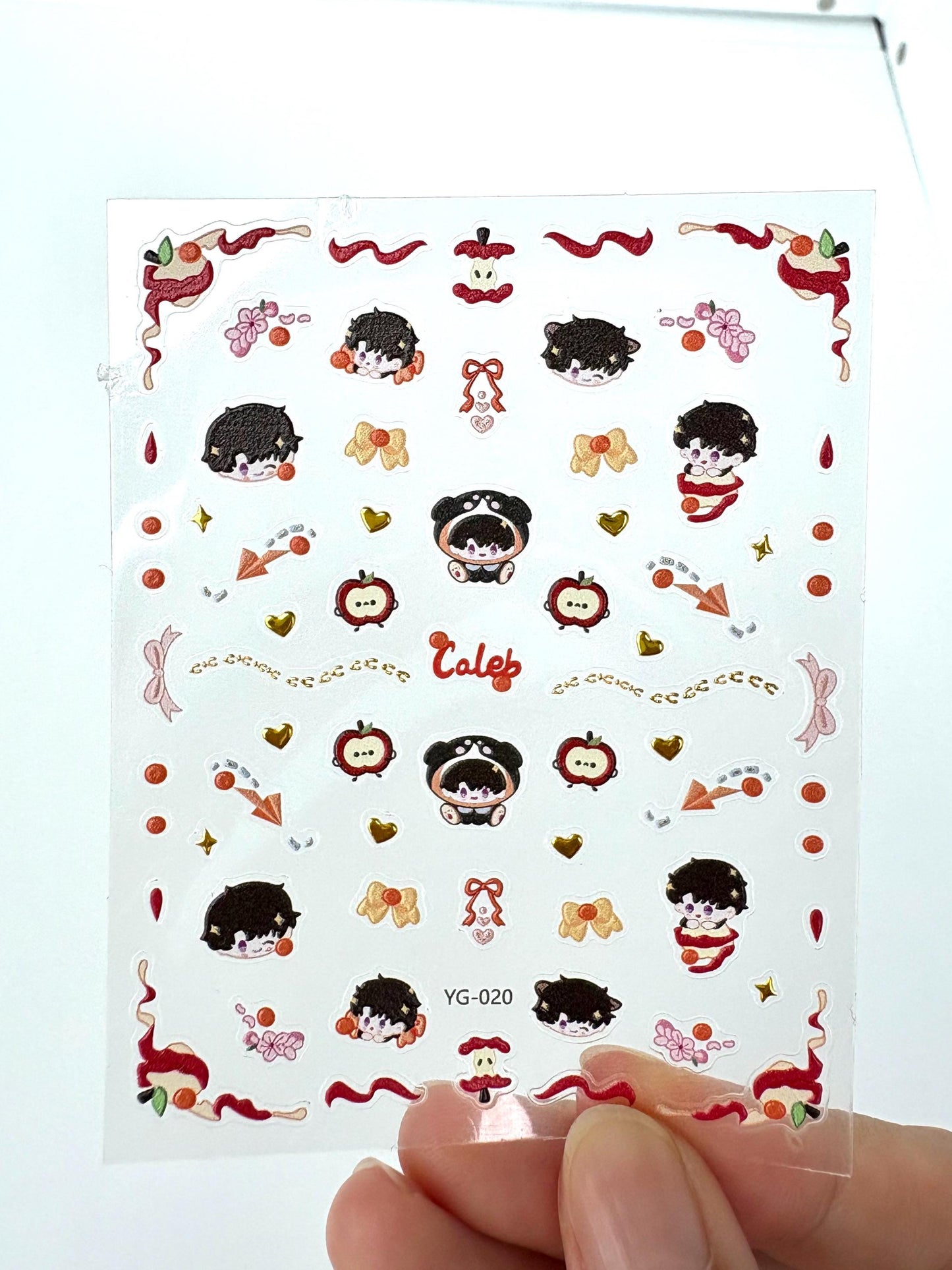 Nail Stickers! Love and Deepspace Sylus Xavier Rafayel Zayne Otoge gamer gift C197