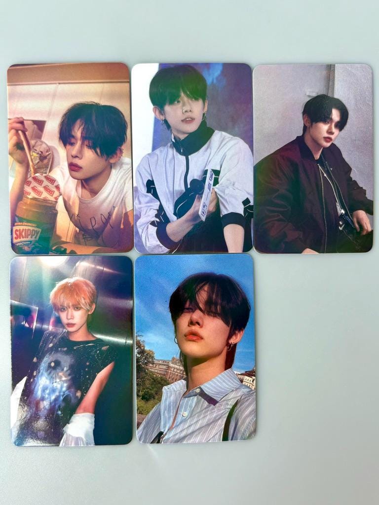 TXT 55pc/set Yeonjun Soobin Beomgyu Taehyun HueningKai Kpop merch lomo card C425