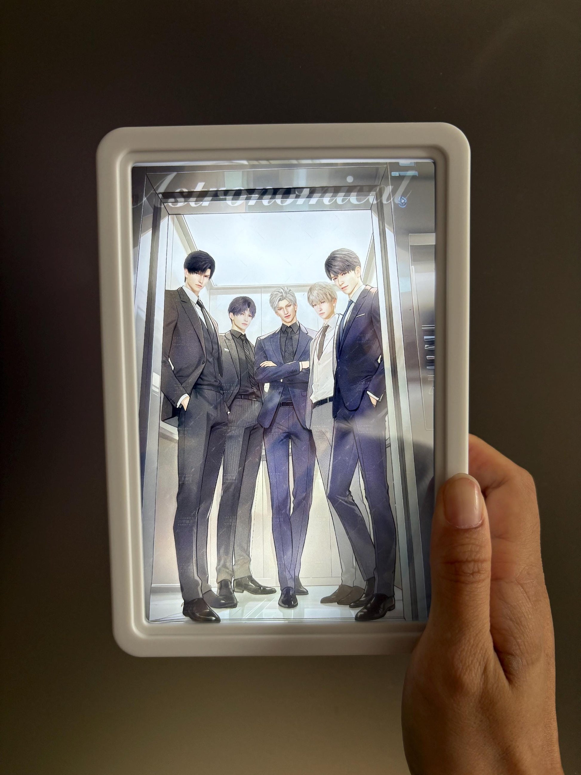 LaDS Mirror/LightBox! Customisable Love and Deepspace Sylus Xavier Rafayel Zayne Caleb Otome gamer gift C429