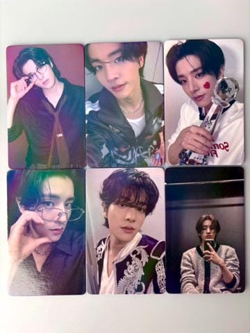 Jake 50pc/set laser cards jakesim enhypen Kpop boy group merch lomo photocards C436