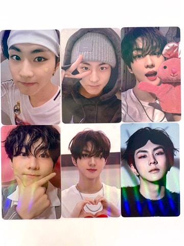 Jungwon 50pc/set holographic cards E N H Y P E N Kpop boy group merch lomo photocards C440