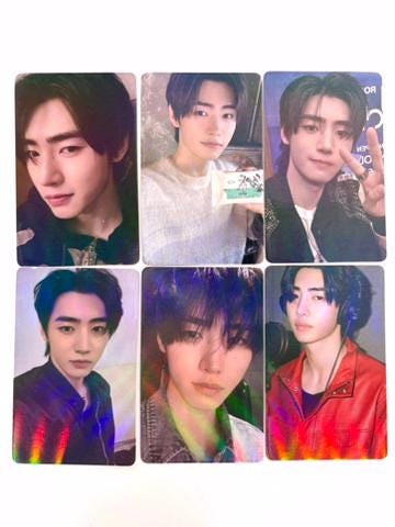 Sunghoon 55pc/set laser cards Enhypen Kpop boy group merch lomo photocards C441