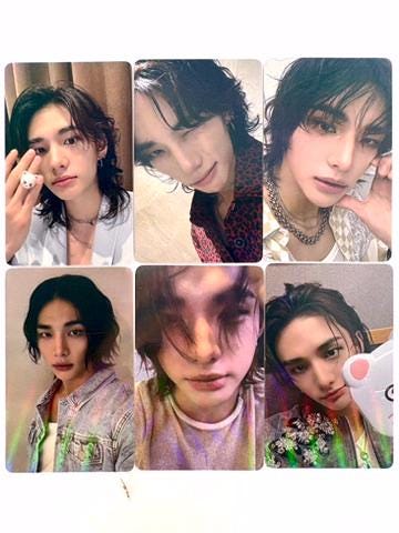 Hyunjin 50pc lomo cards Stray kids Merch KPOP SKZ Photocards Felix Bangchan Leeknow Hyunjin C442