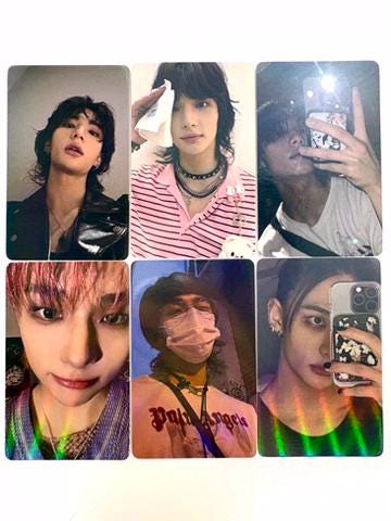 Hyunjin 50pc lomo cards Stray kids Merch KPOP SKZ Photocards Felix Bangchan Leeknow Hyunjin C442