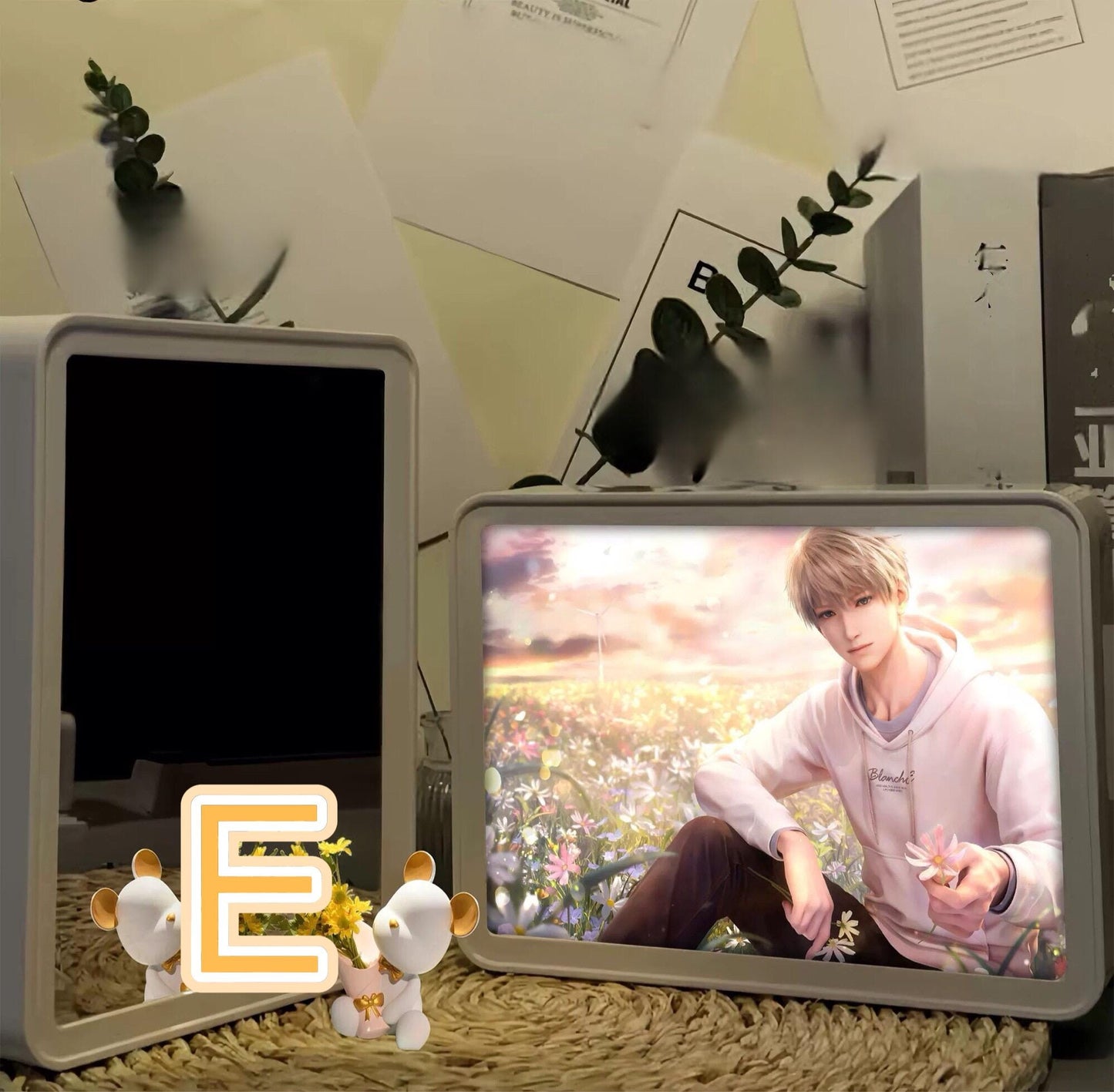 Xavier Mirror/LightBox! Customisable Love and Deepspace Sylus Xavier Rafayel Zayne Caleb Otome gamer gift C445