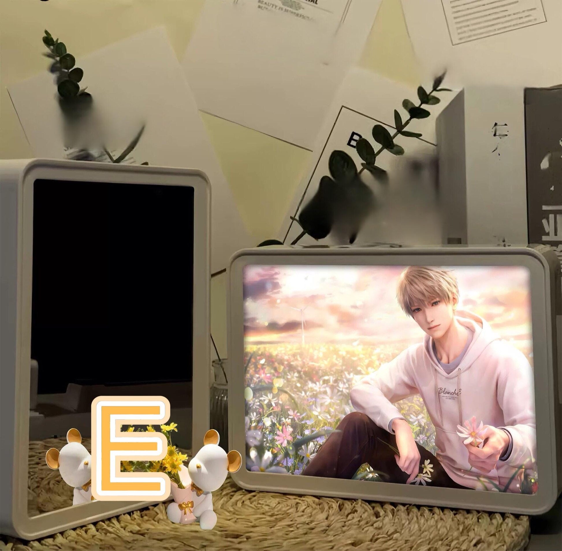 Xavier Mirror/LightBox! Customisable Love and Deepspace Sylus Xavier Rafayel Zayne Caleb Otome gamer gift C445