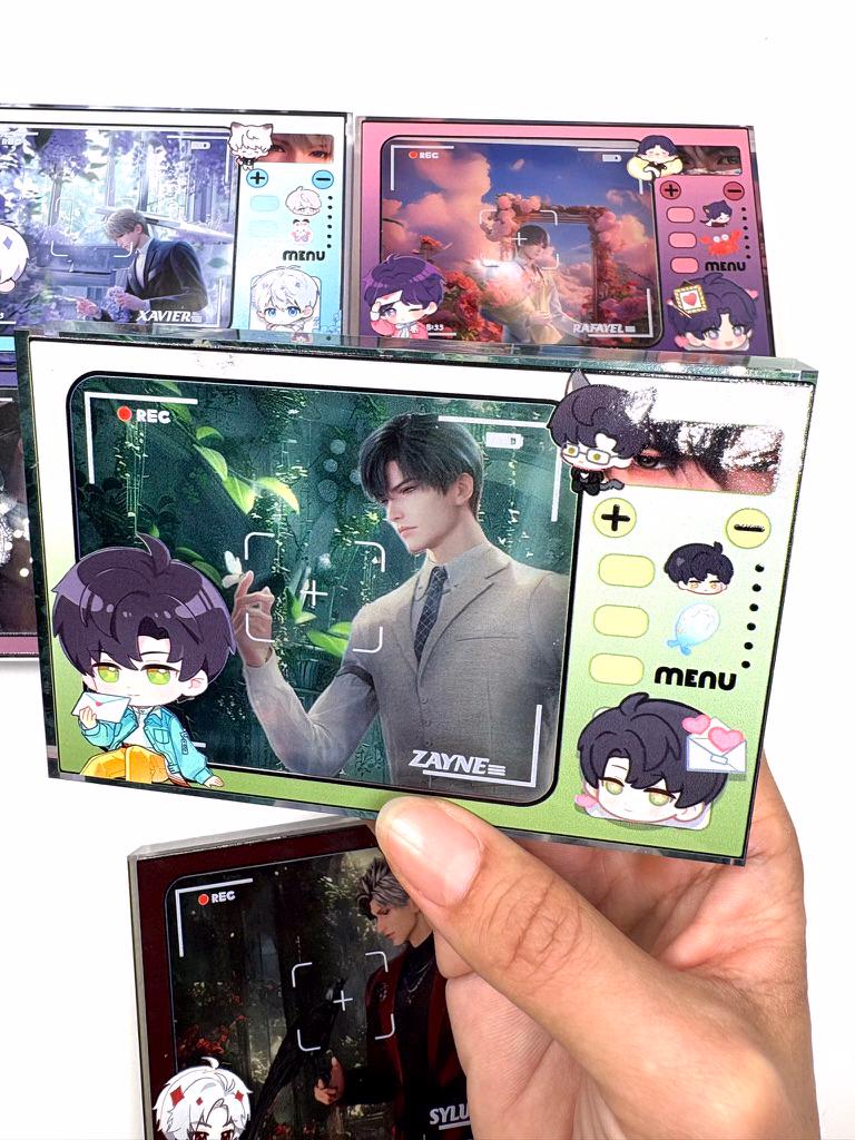 Love and Deepspace Acrylic Block Sylus Xavier Rafayel Zayne Otome gamer gift C413